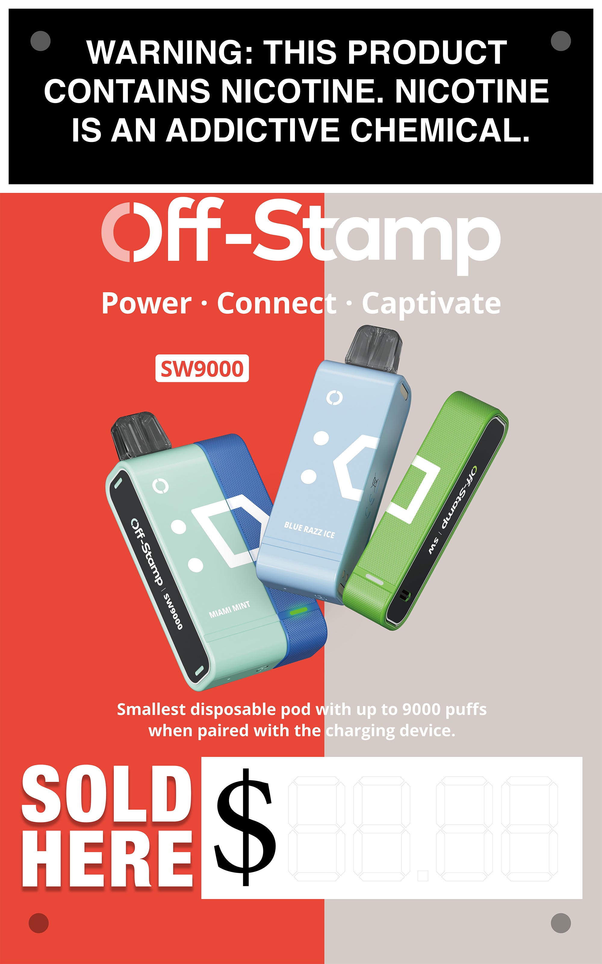 OFF STAMP SW9000 Vinyl Banner