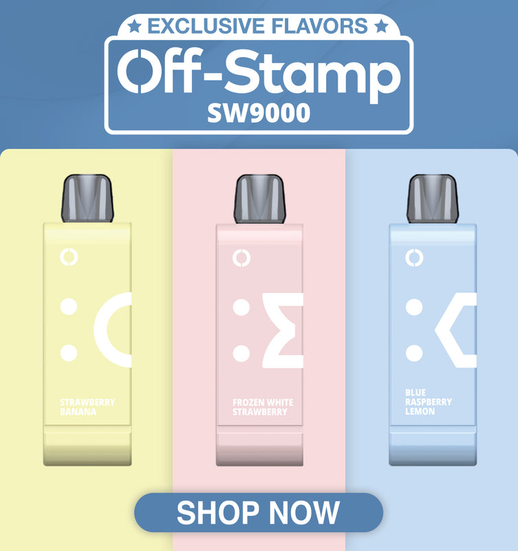 Off-Stamp SW9000 Exclusive Flavors Hero Banner Mobile