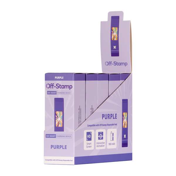 Off Stamp Purple SW Smart Battery 5 Pack