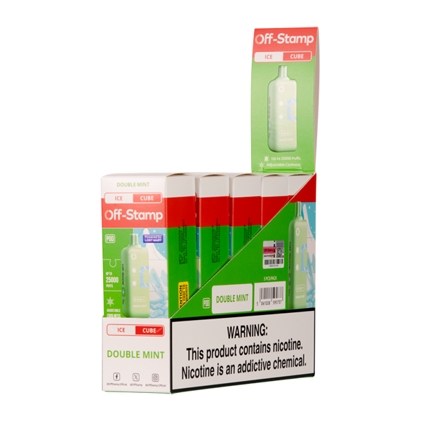 Double Mint Off Stamp Ice Cube Vape for Wholesale