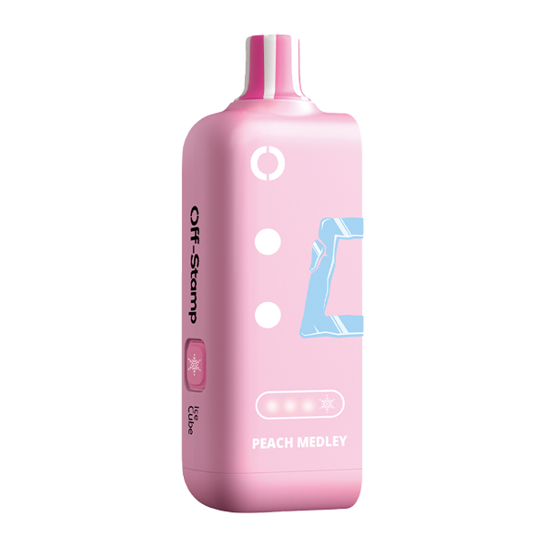 Peach Medley Ice Off Stamp Ice Cube Vape