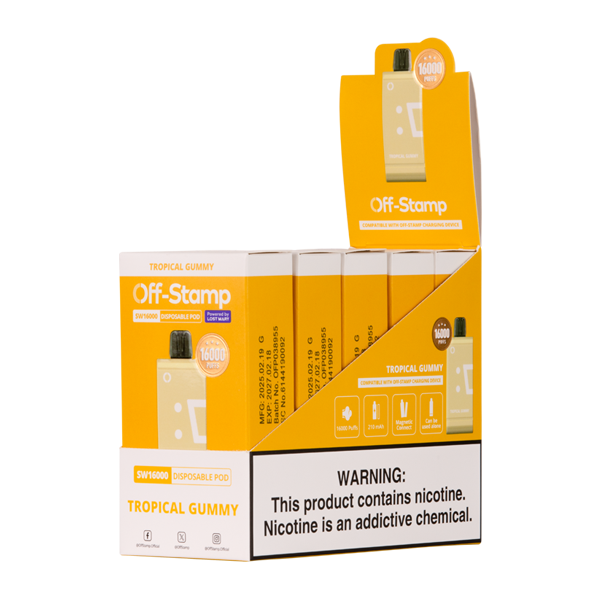 Tropical Gummy OFF STAMP SW16000 Vapes for Wholesale