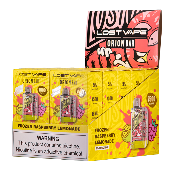 Frozen Raspberry Lemonade Orion Bar Vapes 10-Pack for Wholesale