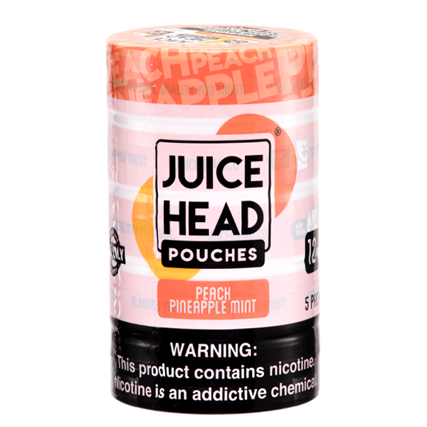Peach Pineapple Mint Juice Head Nicotine Pouch 12mg 5-Pack for wholesale