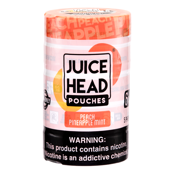 Peach Pineapple Mint Juice Head Nicotine Pouch 6mg 5-Pack for wholesale