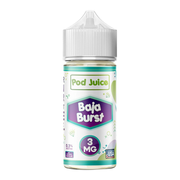 Baja Burst Pod Juice 3mg for Wholesale