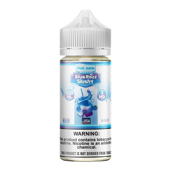Blue Razz Slushy Freeze POD JUICE 100ml for Wholesale