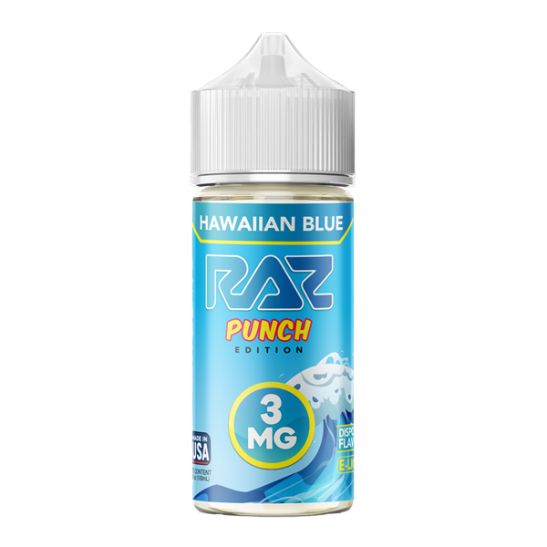 Hawaiian Blue RAZ X POD JUICE 100ml PUNCH EDITION for Wholesale