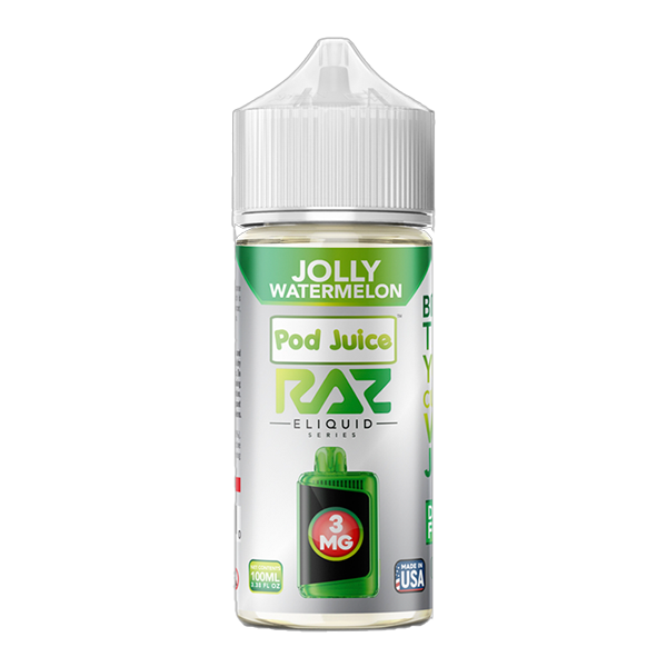 Jolly Watermelon RAZ X POD JUICE 100ml for Wholesale