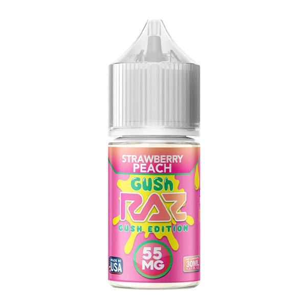 Strawberry Peach Gush RAZ X POD JUICE 30ml 5 Pack  for Wholesale