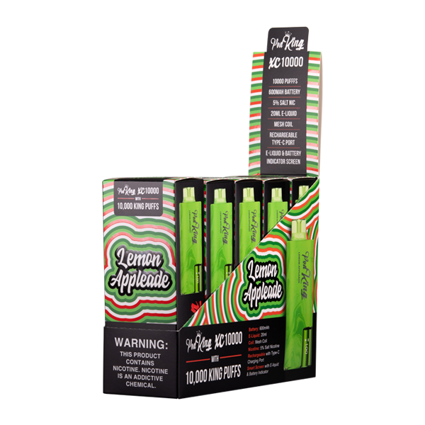 Lemon Lime Pod King XC10000 Disposables 5-Pack for Wholesale