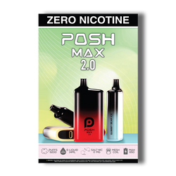 Posh Max 2.0 Zero Nicotine Poster