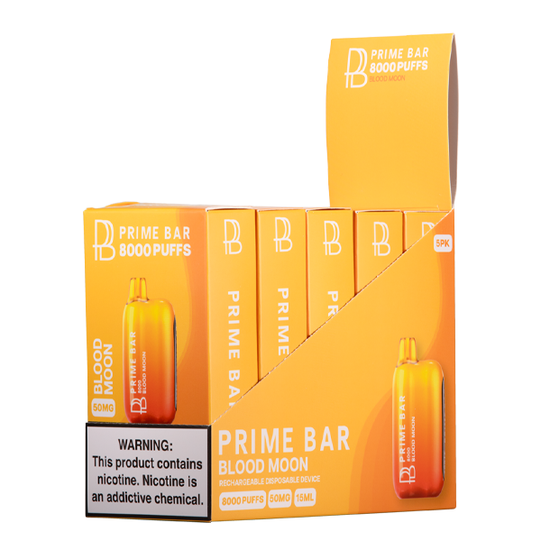 Blood Moon Prime Bar Vape 5-Pack for Wholesale