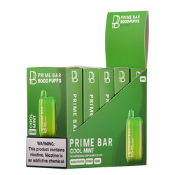 Cool Mint Prime Bar 8000 Vape Wholesale 5-Packs