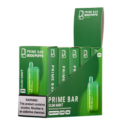 Gum Mint Prime Bar Vape 5-Packs for Wholesale