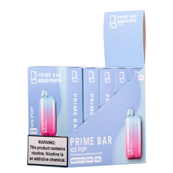 Ice Pop Prime Bar 8000 Vape 5-Pack Wholesale