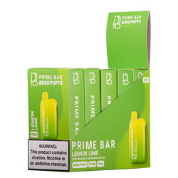 Lemon Lime Prime Bar Vape 5-Pack for Wholesale