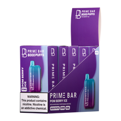 Pom Berry Ice Prime Bar 8000 5-Pack