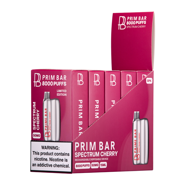 Spectrum Cherry Prime Bar 8000 5-Pack