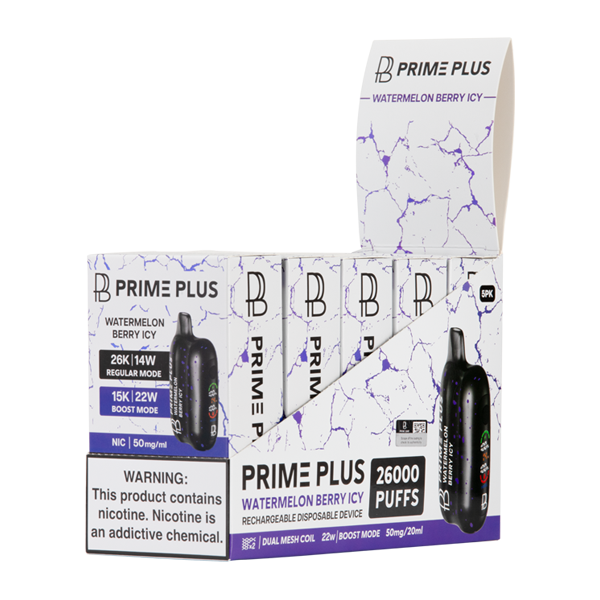 Watermelon Berry Icy PRIME PLUS 26000 5 Pack