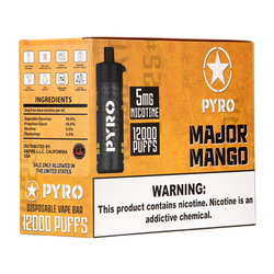 Major Mango Pyro Disposable Vape 10-Pack for Wholesale