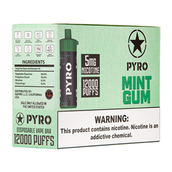 Mint Gum Mint Gum Pyro Disposable Vape for Wholesale