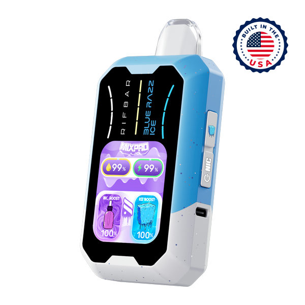 Blue Razz Ice RIFBAR MIXPRO USA ICE for Wholesale
