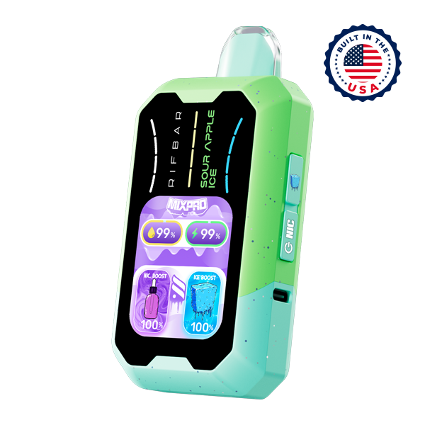Sour Apple Ice RIFBAR MIXPRO USA ICE for Wholesale