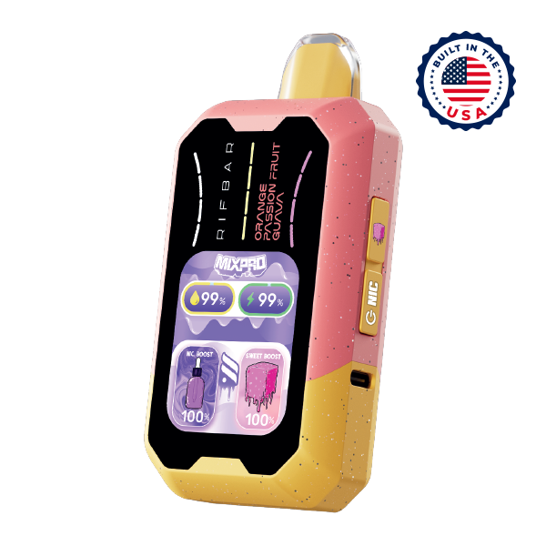 Orange Passion Fruit Guava RIFBAR MIXPRO USA SWEET for Wholesale