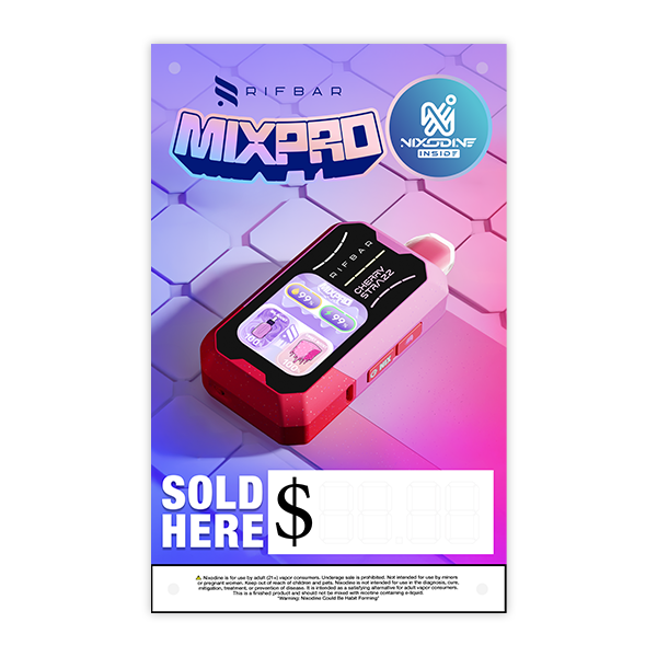 Rifbar MixPro Nixodine Vinyl Banner