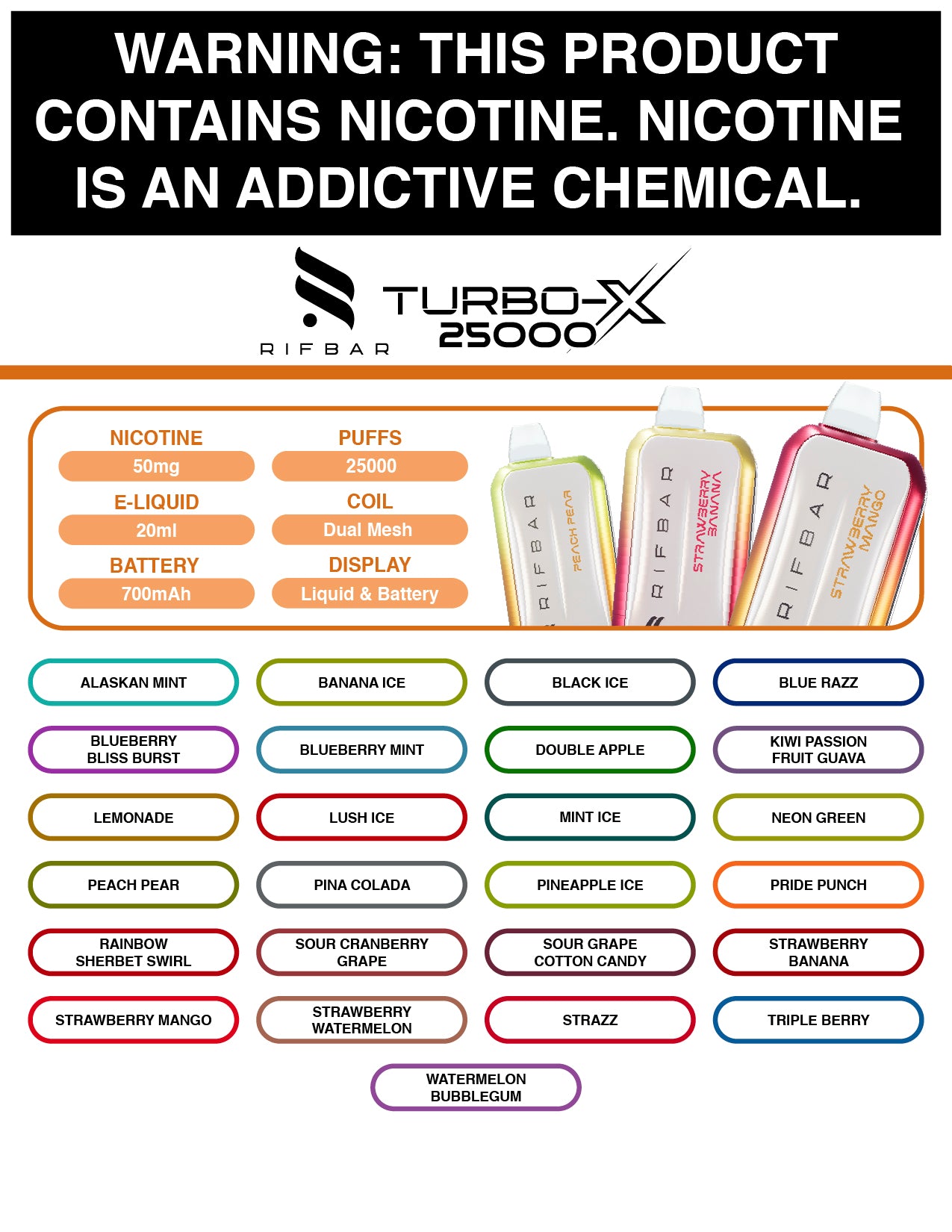 Rifbar Turbo-X 25K Lamination