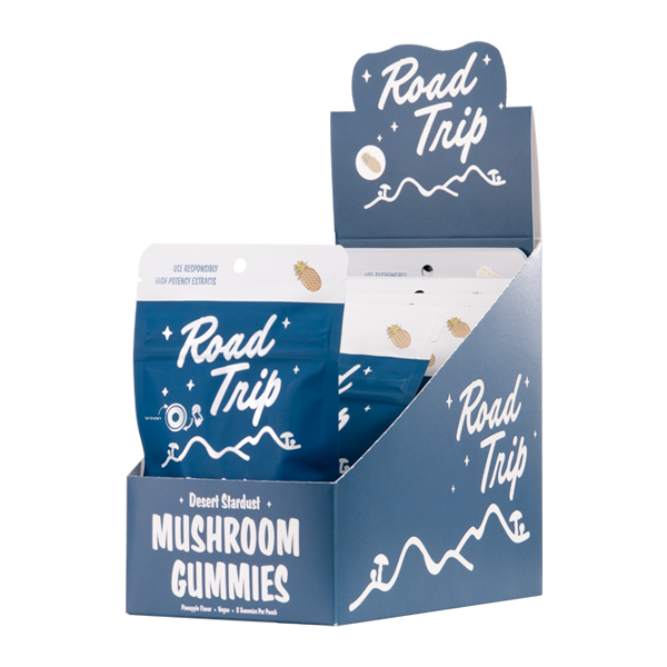 1- Pack Pineapple ROAD TRIP Mushroom Gummies 8ct For Wholesale