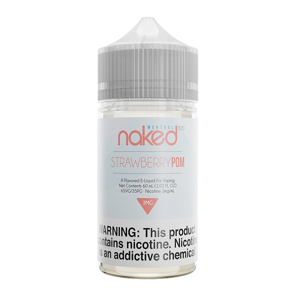 Strawberry Pom Naked 100 Menthol e-Juice for Wholesale