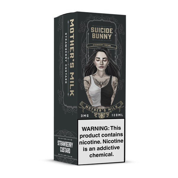Mother's Milk Suicide Bunny Free Base E-Juice Box for Wholesale