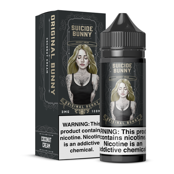 Original Suicide Bunny FreeBase E-Juice Bottle & Box for Wholesale