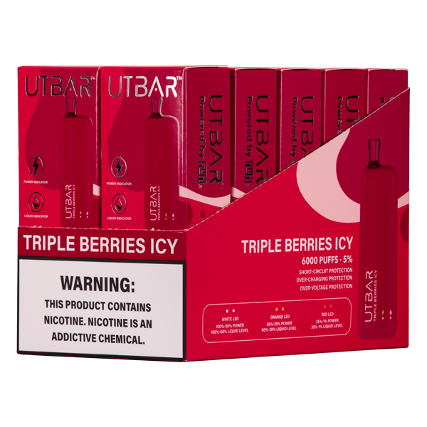 Triple Berries Icy UT Bar 10-Pack for Wholesale