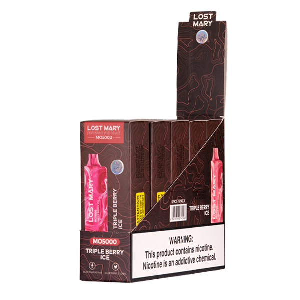 Triple Berry Ice  Lost Mary MO5000 Disposable Vape for Wholesale 5-Pack