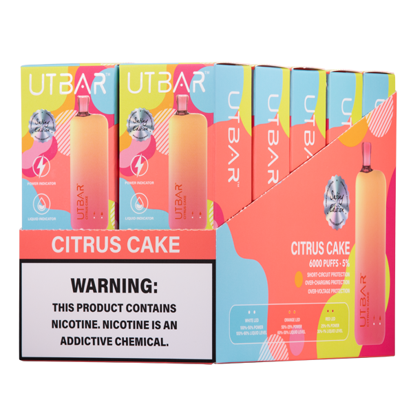 Citrus Cake UT Bar Vape 10-Pack for Wholesale