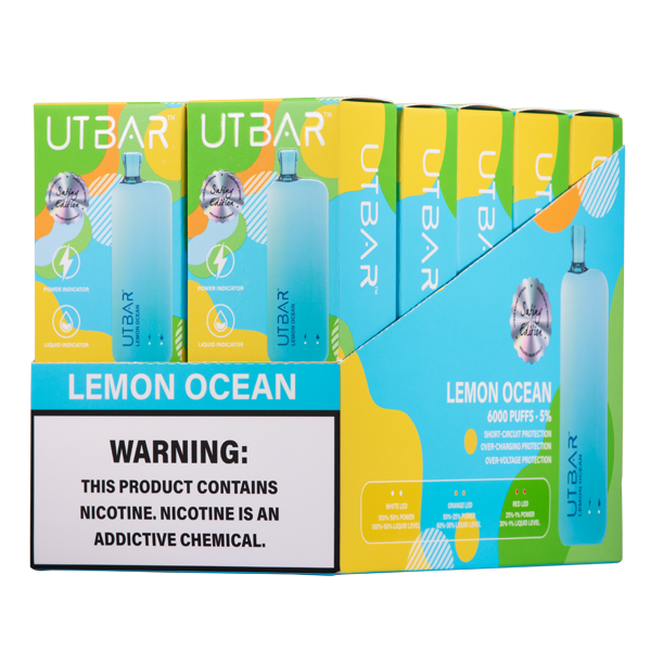 Lemon Ocean UT Bar Vape 10-Pack for Wholesale
