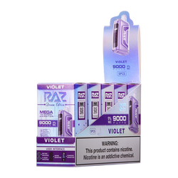 Violet RAZ TN9000 Vape 5-Pack for Wholesale