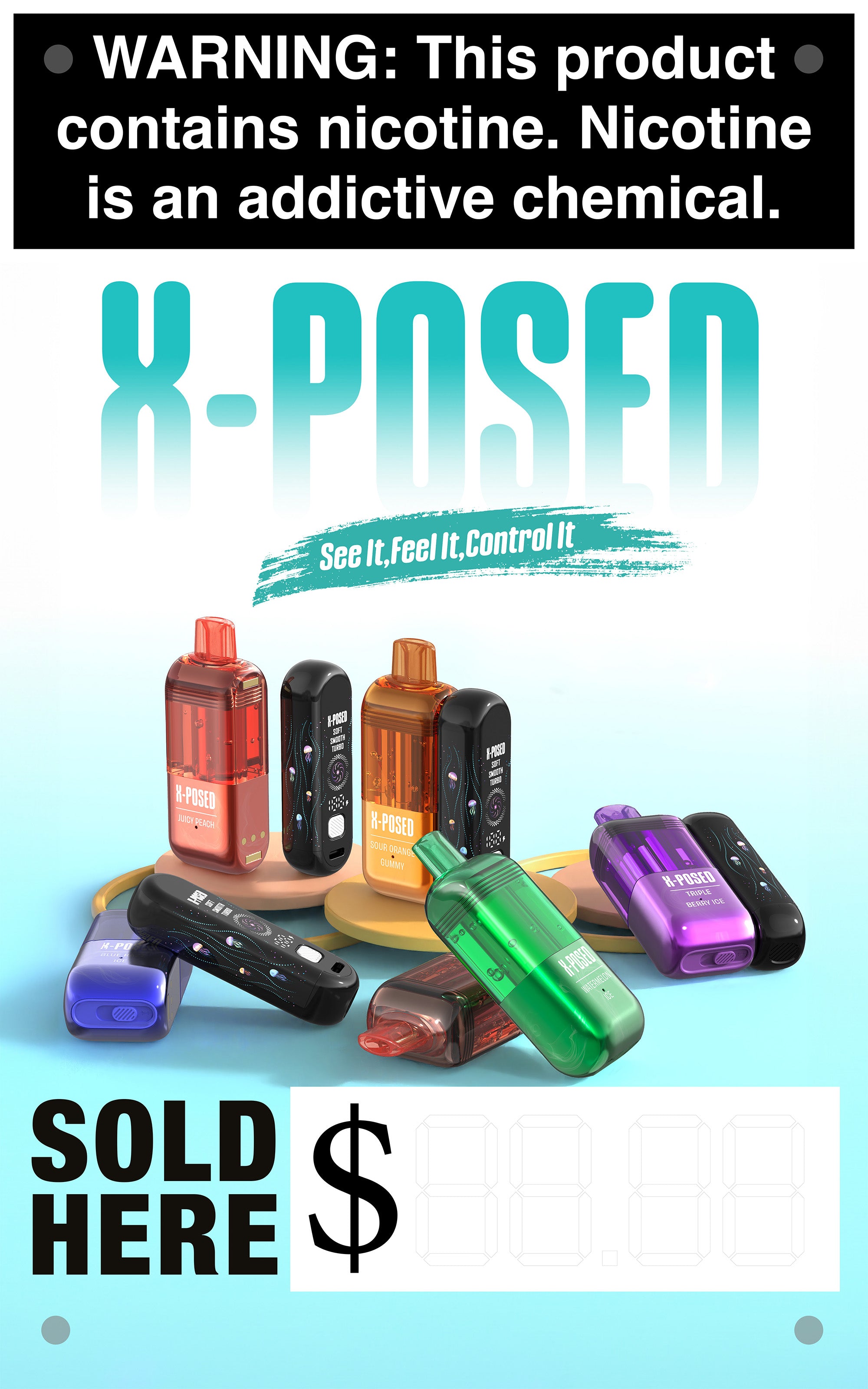X-Posed 35K Vinyl Banner