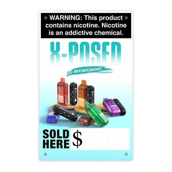 X-Posed 35K Vinyl Banner