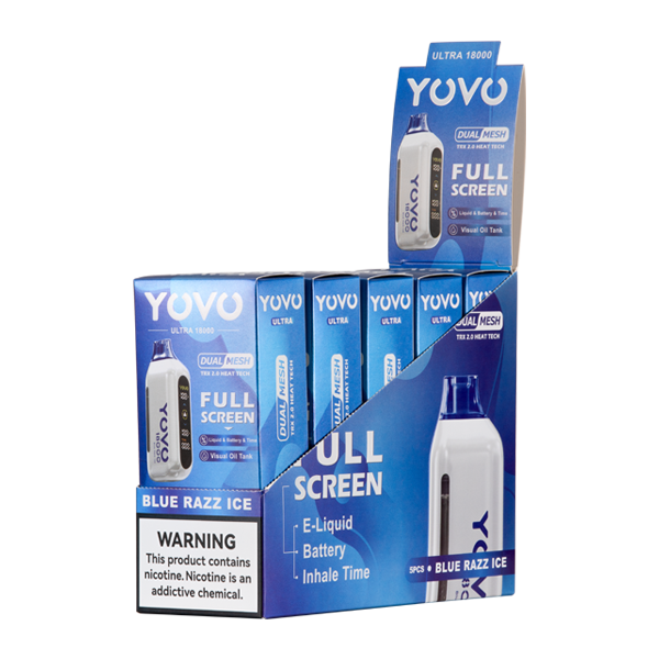 Blue Razz Ice YOVO Ultra 18000