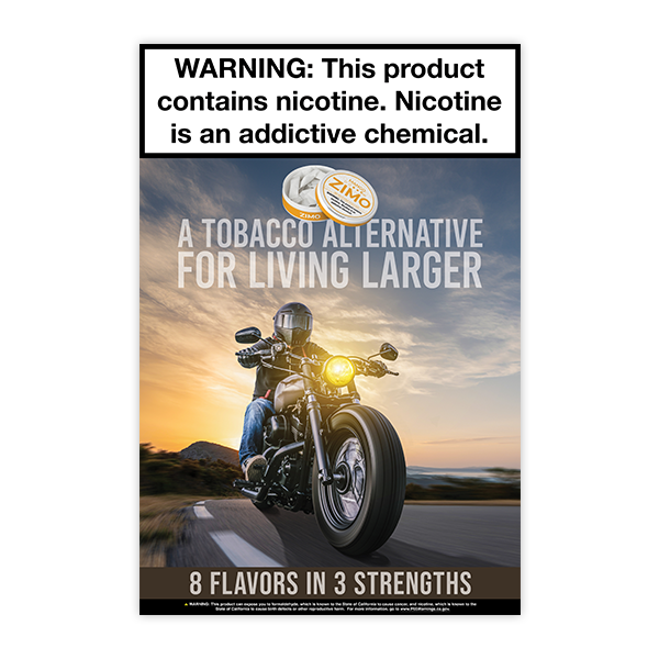Zimo Pouches Motorcycle Poster