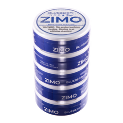 Zimo Blueberry 3MG White Label 5-Pack for Wholesale