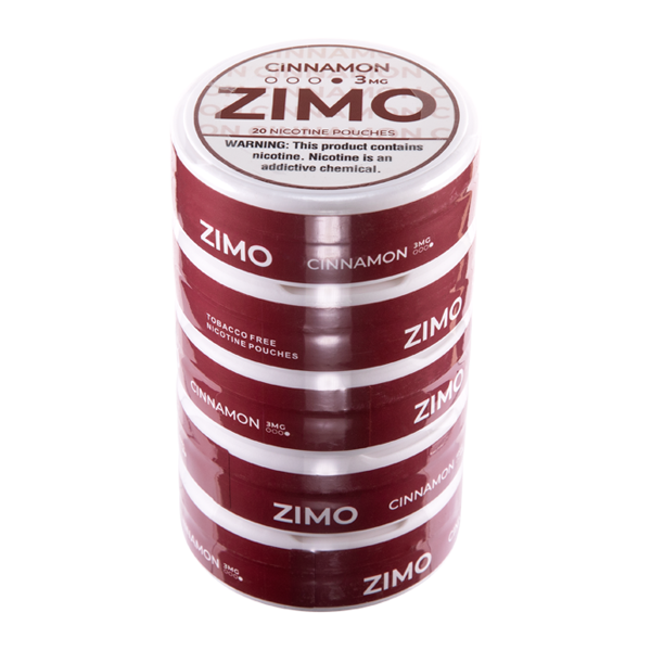 Cinnamon Zimo Nicotine Pouches 3mg 5-Pack for Wholesale