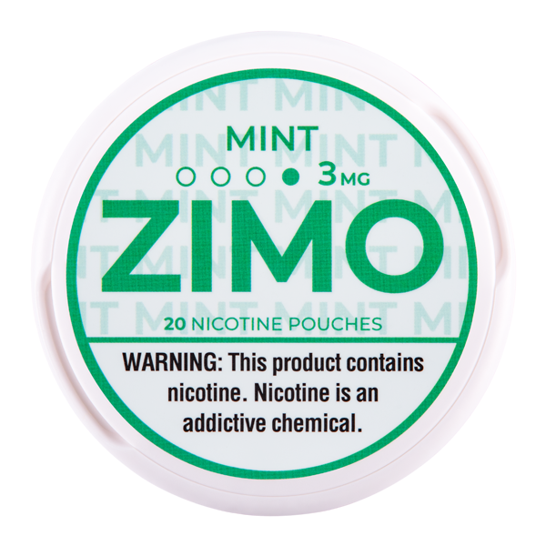 Mint Zimo Nicotine Pouches 3mg for Wholesale