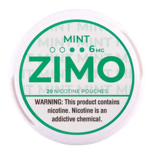 Mint Zimo Nicotine Pouches 6mg for Wholesale