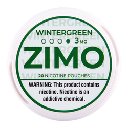 Wintergreen Zimo Nicotine Pouches 3mg for Wholesale