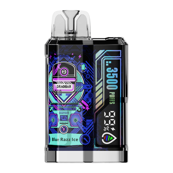 Blue Razz Ice Dragbar B3500 Vapes Wholesale Blue Razz Ice Dragbar B3500 Vapes Wholesale
